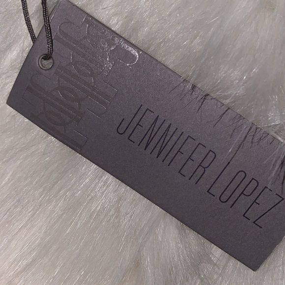JENNIFER LOPEZ Ice Angel vest long faux fur size M - Picture 8 of 11